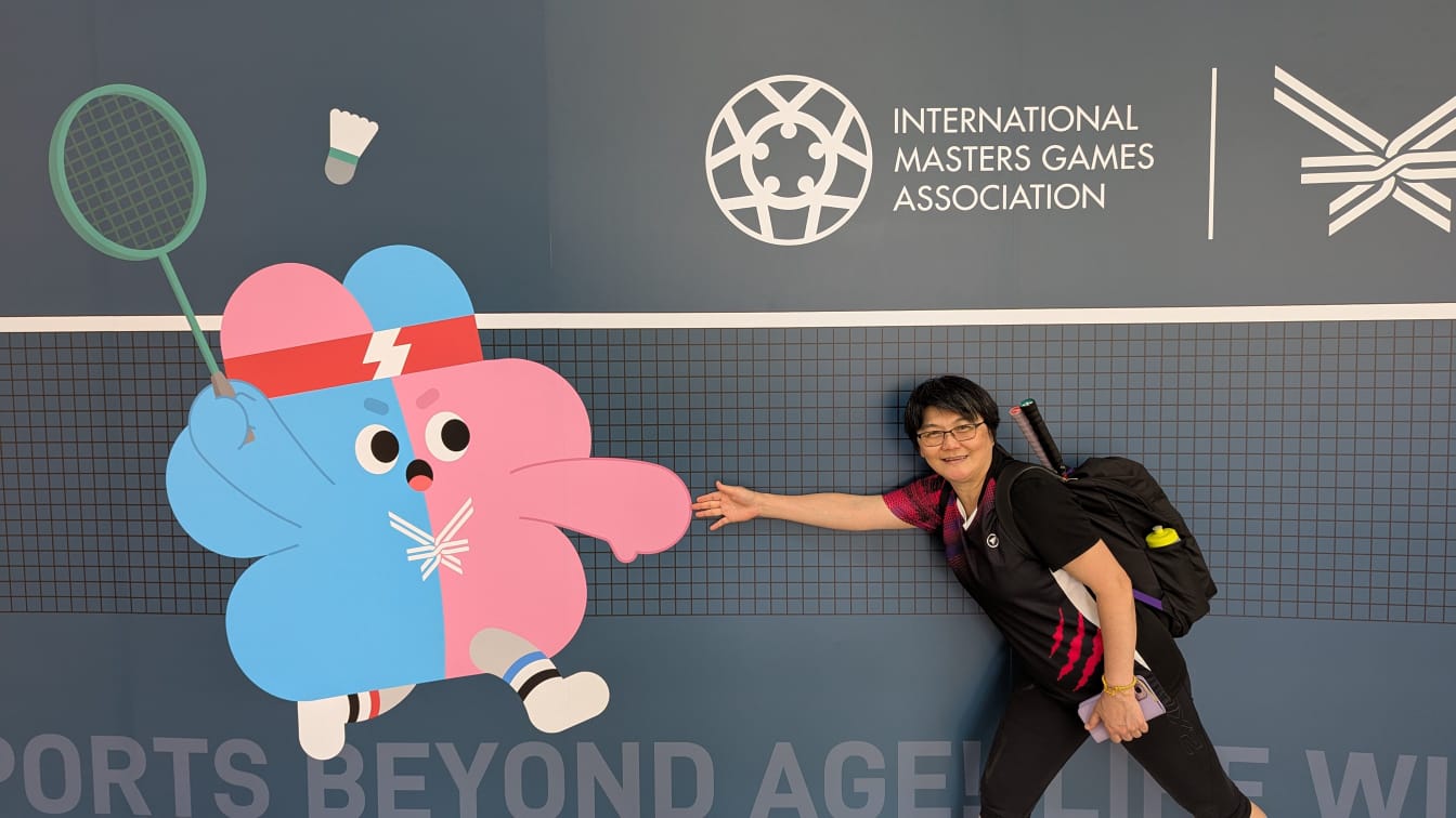 Banner for Bee Yong SOO— Born with Badminton, Reborn in Her 40s